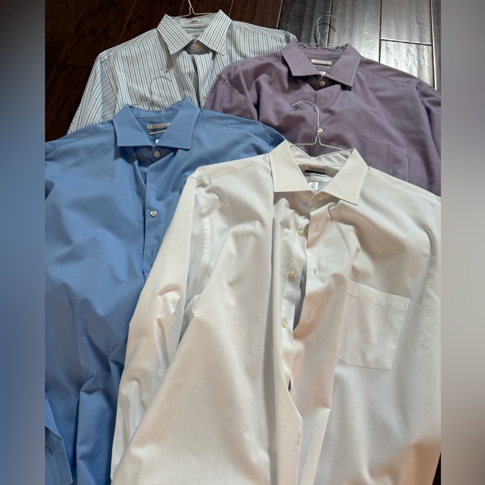 Bundle of 4 Van Heusen Men's shirts